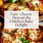 Cheesy Mozzarella Chicken Bake Recipe