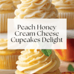 Honey Peach Cream Cheese Cupcakes Recipe