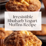 Rhubarb Muffins with Greek Yogurt Recipe