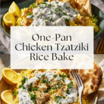 Dump-and-Bake Chicken Tzatziki and Rice Recipe