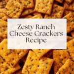 Homemade Seasoned Ranch Cheese Crackers Recipe