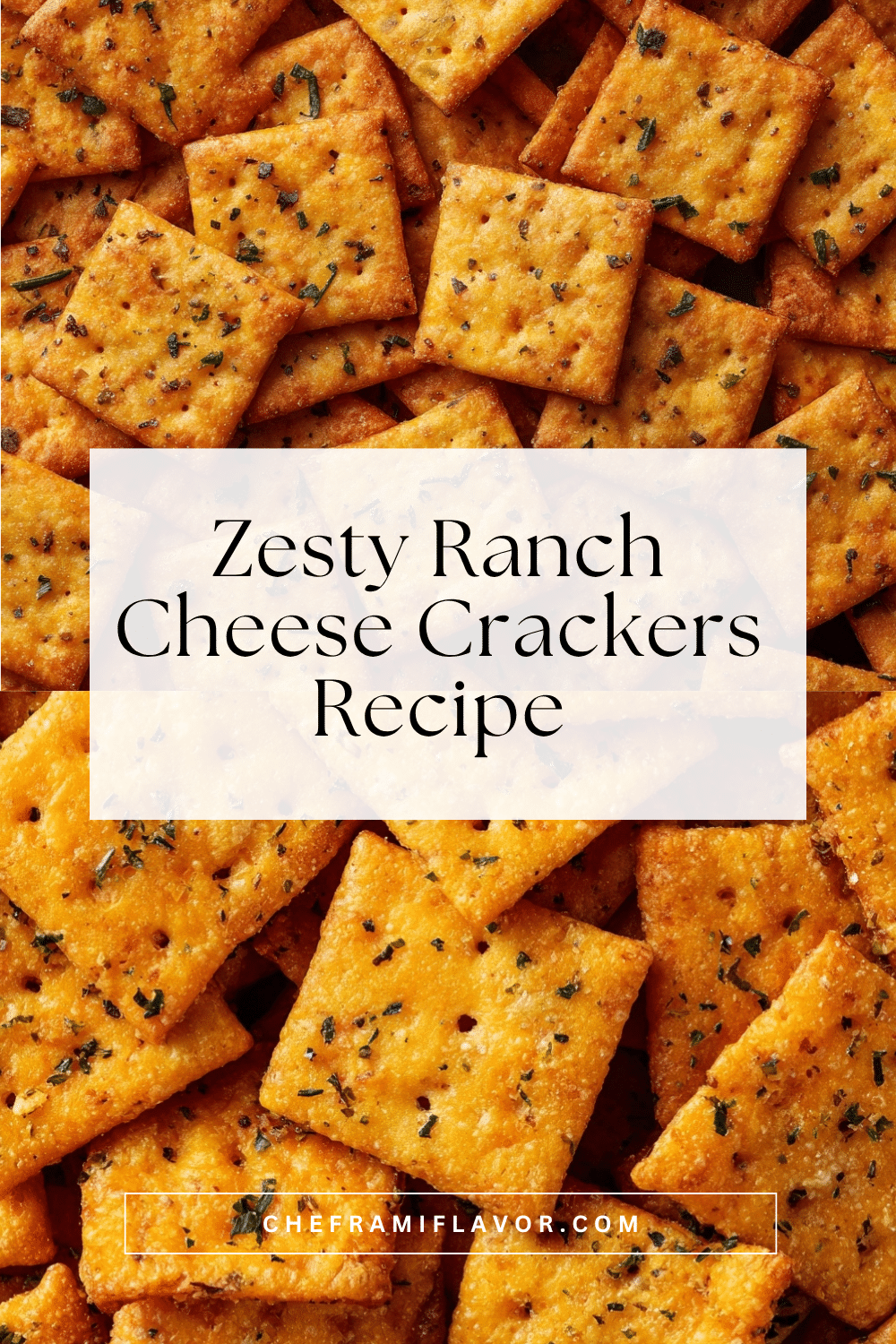 Homemade Seasoned Ranch Cheese Crackers: Irresistible Party Snack Recipe
