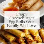 Cheeseburger Egg Rolls Recipe