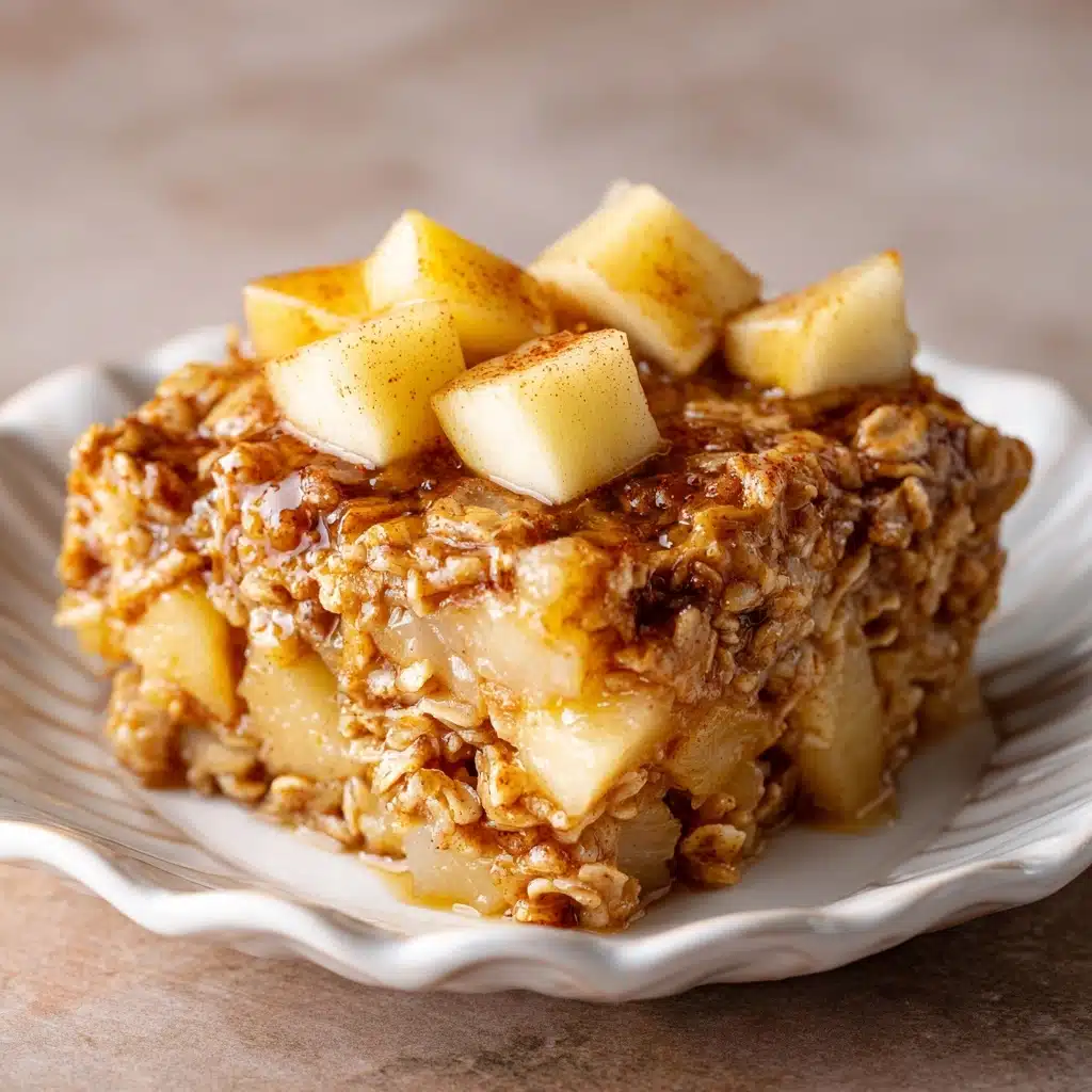 Amish-Style Apple and Cinnamon Baked Oatmeal Recipe - Recipe Image