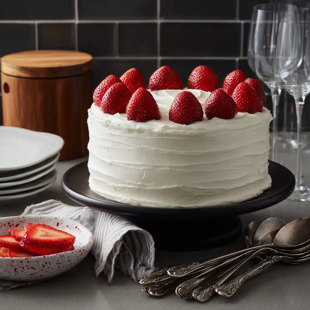Japanese Strawberry Cake Recipe - Recipe Image