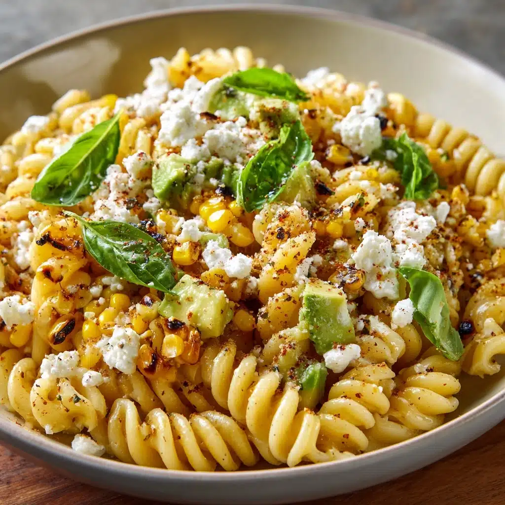 Creamy Street Corn Pasta Salad Recipe - Recipe Image