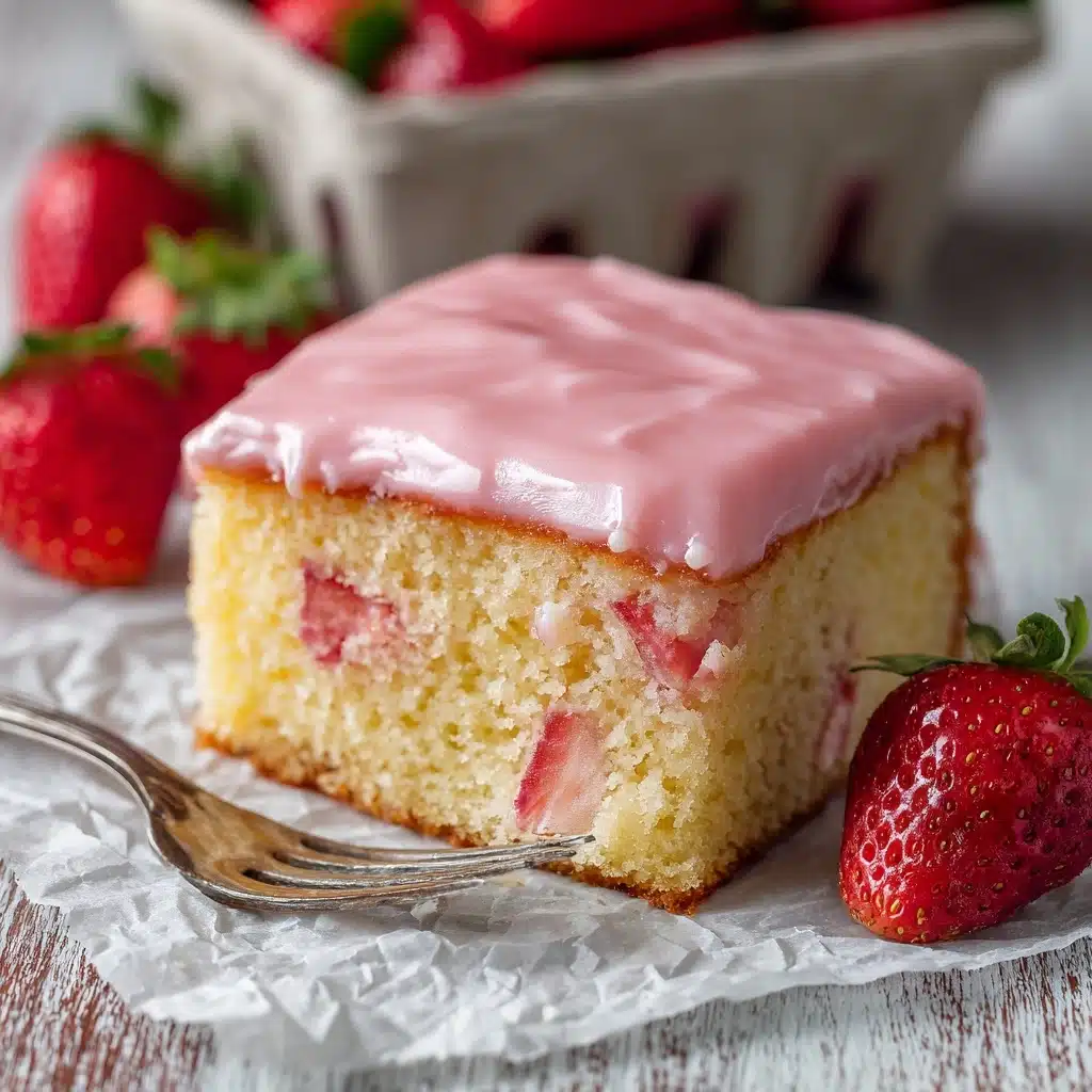 Strawberry Lemon Blondies Recipe