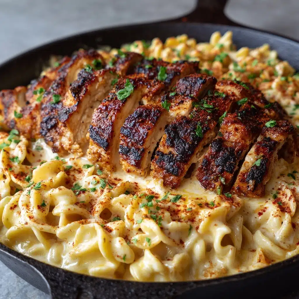 Blackened Cajun Chicken Alfredo Recipe - Recipe Image
