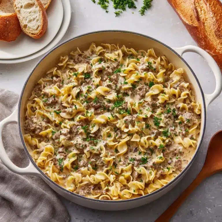 Easy Ground Beef Stroganoff Recipe