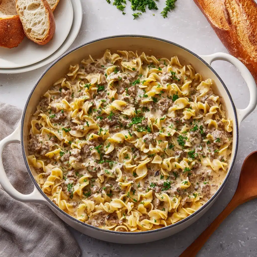 Easy Ground Beef Stroganoff Recipe