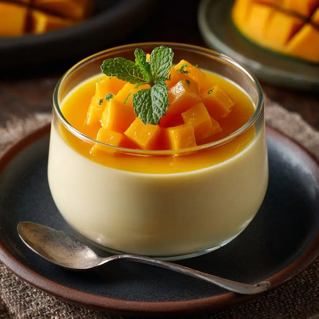 Mango Panna Cotta Recipe - Recipe Image