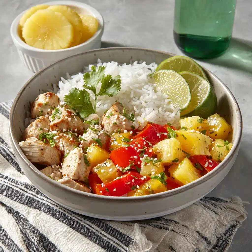 Hawaiian Chicken Sheet Pan Meal (Whole30, Paleo, Low Carb) Recipe