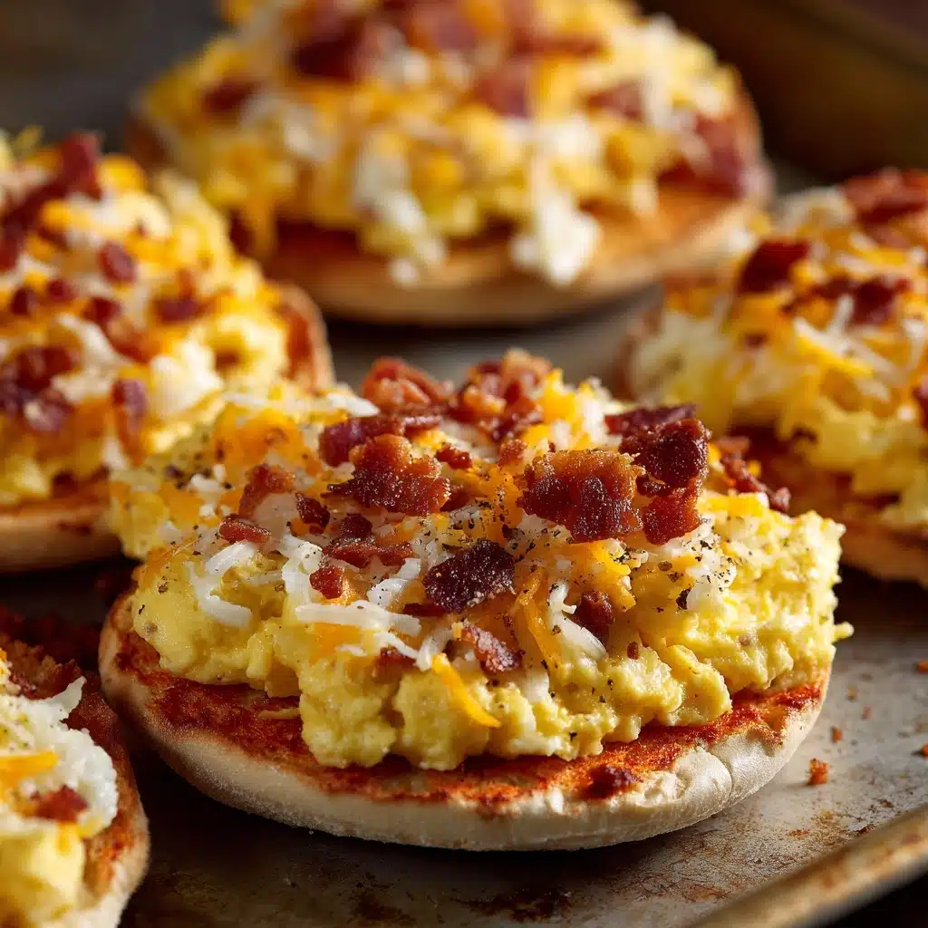 English Muffin Breakfast Pizzas Recipe