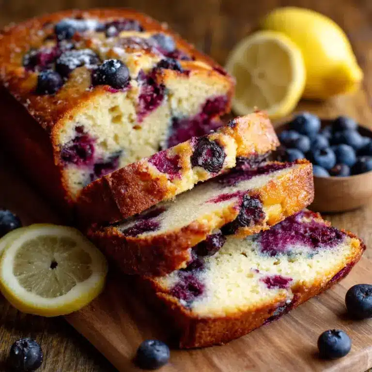 Lemon Blueberry Loaf Recipe