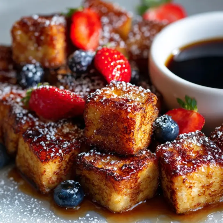 Air Fryer French Toast Bites Recipe