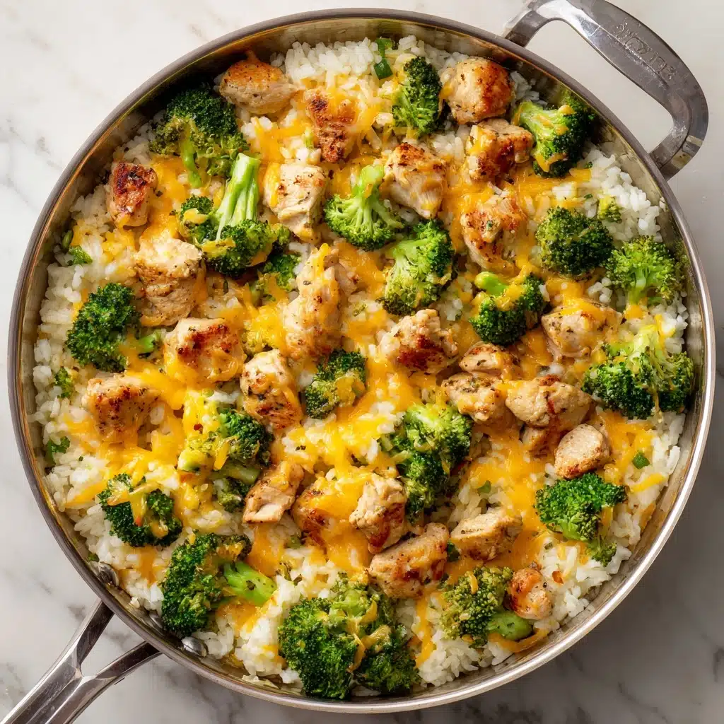 One Pot Chicken Broccoli and Rice Recipe - Recipe Image