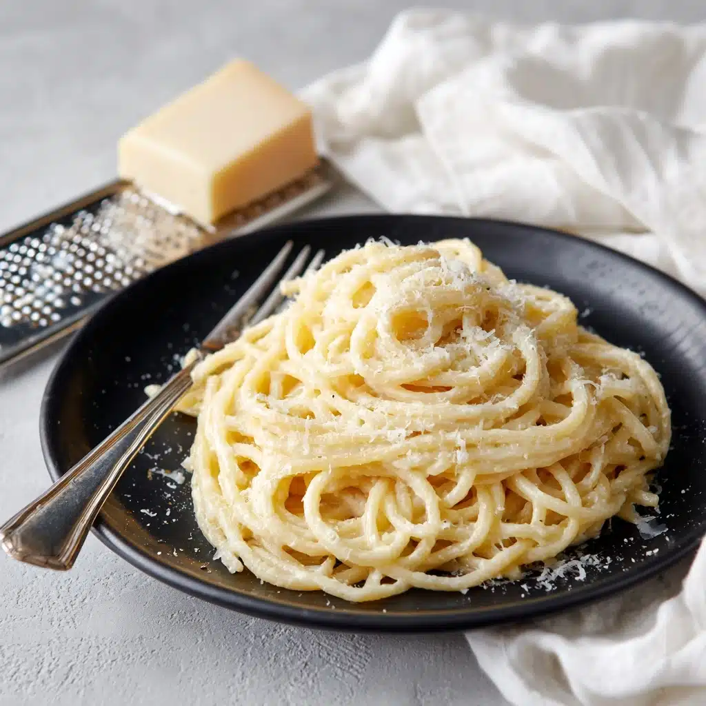 Spaghetti with Butter, Egg and Cheese Recipe