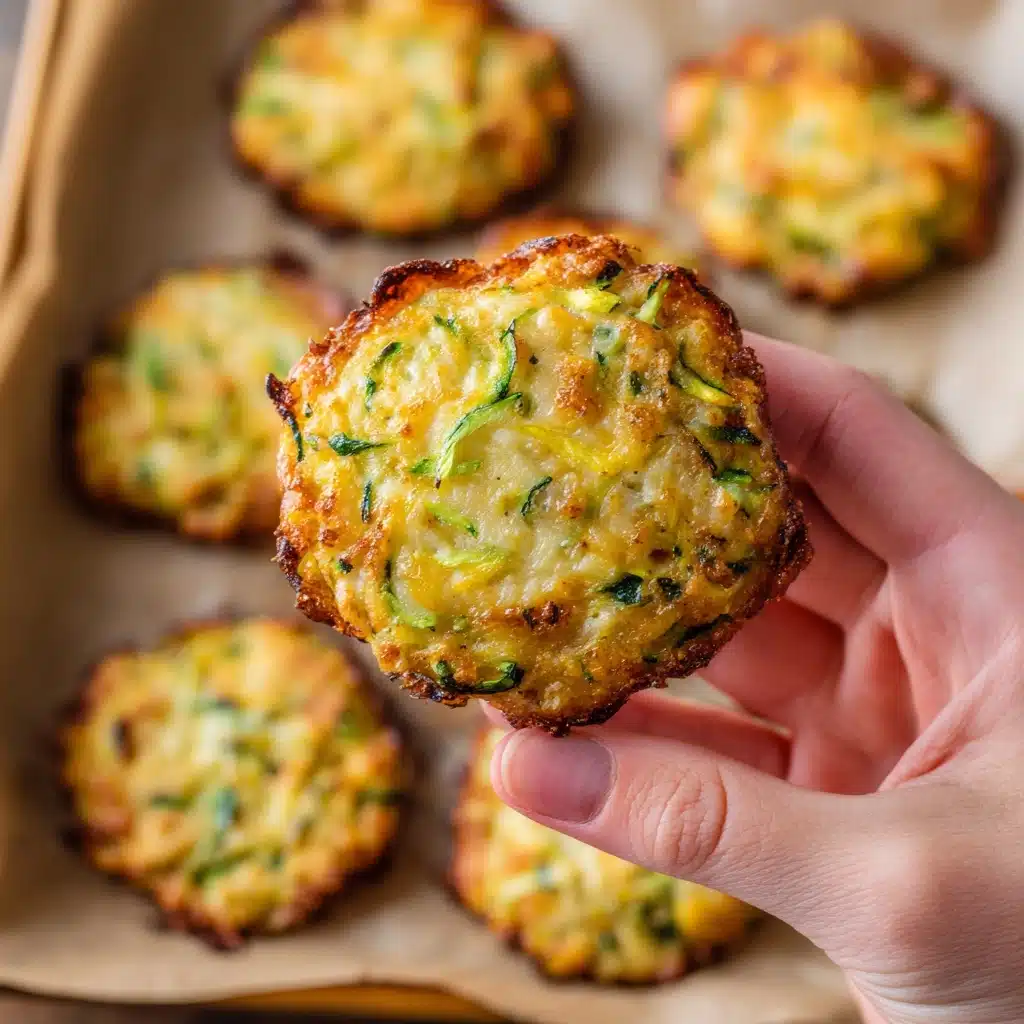 Crispy Broccoli Cheddar Rounds (Low Carb Snack) Recipe - Recipe Image
