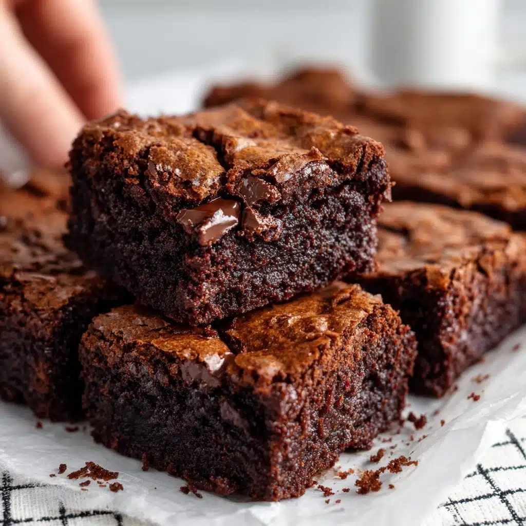 Healthy Greek Yogurt Brownies (67 calories each) Recipe - Recipe Image