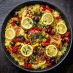Once the rice is cooked, stir in the sliced olives and feta cheese Recipe