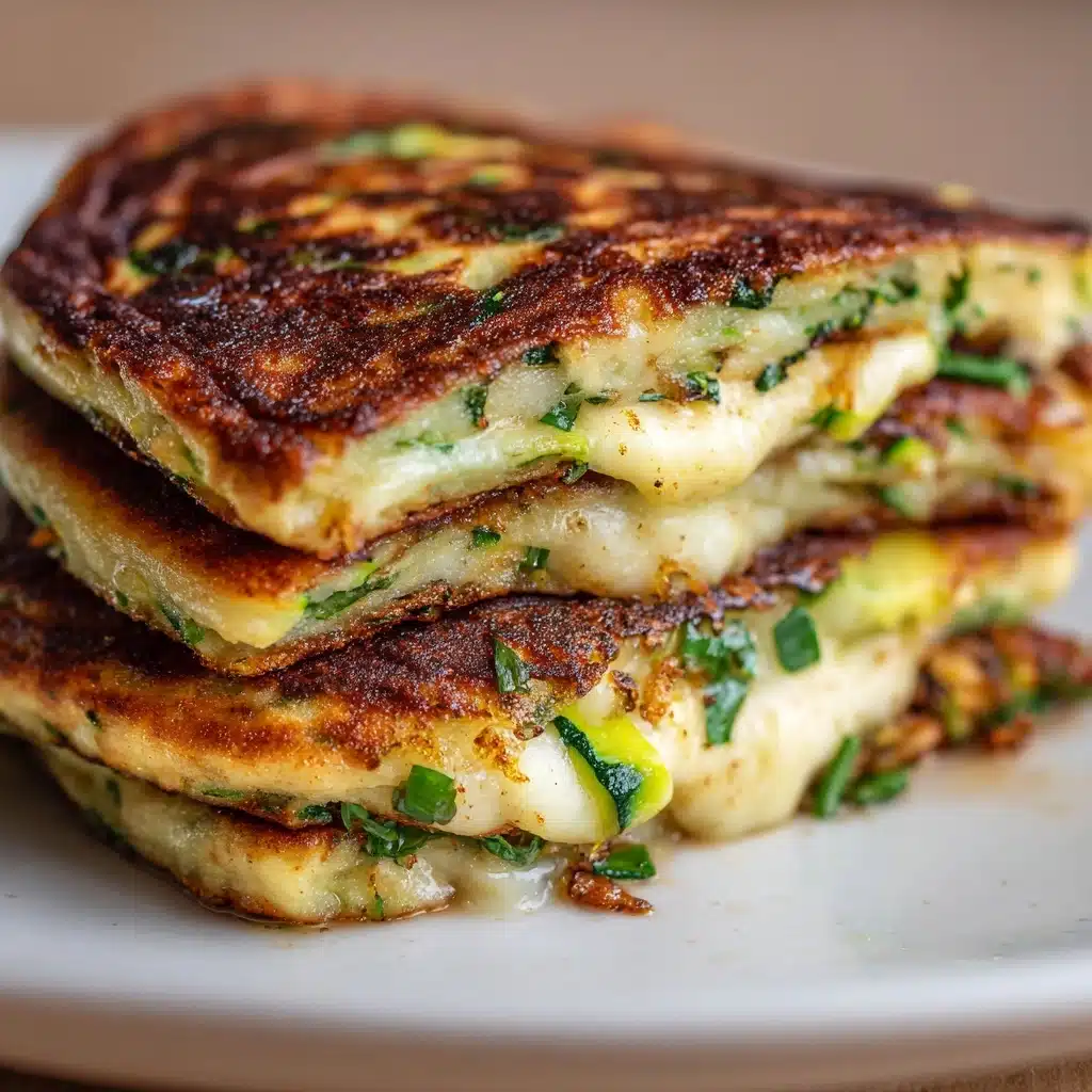 Zucchini Grilled Cheese: Irresistible Garlic Butter Recipe - Recipe Image