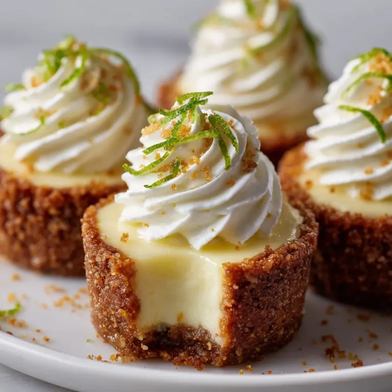Heavenly No-Bake Mini Key Lime Pies Recipe