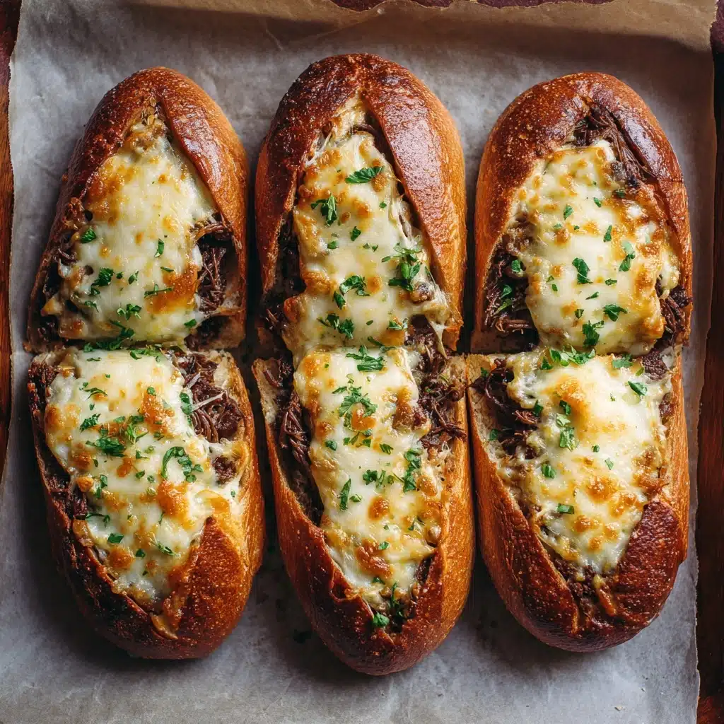 Philly Cheesesteak Stuffed Cheesy Breadsticks Recipe - Recipe Image