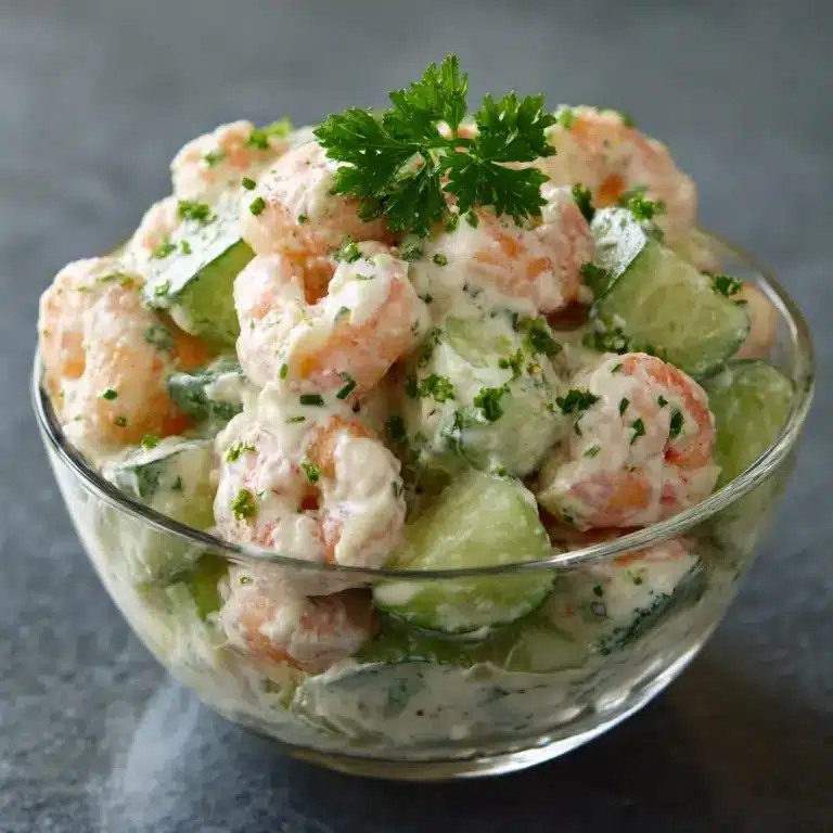 Creamy Cucumber Shrimp Salad Recipe