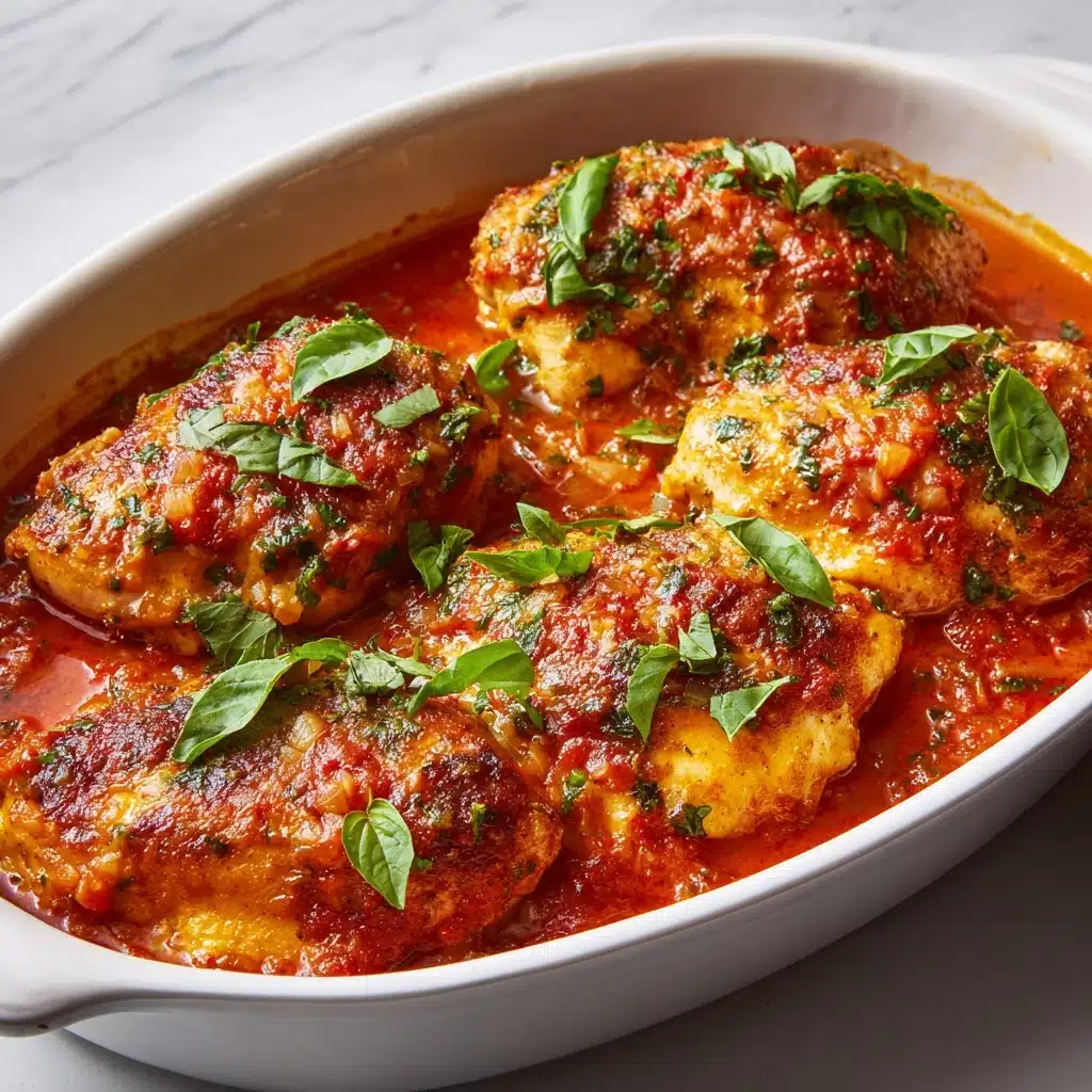 Crockpot Creamy Tomato Basil Chicken Recipe - Recipe Image