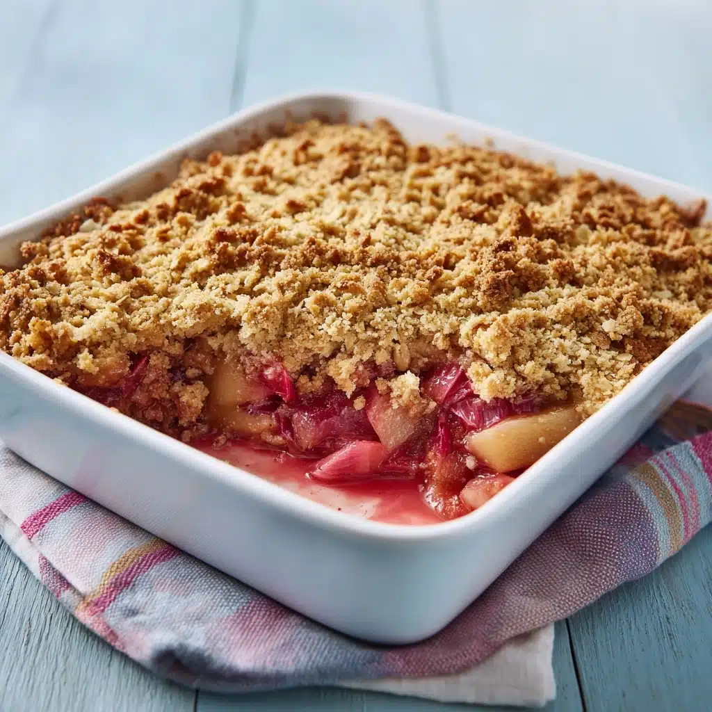 Coconut Rhubarb Crunch Recipe - Recipe Image