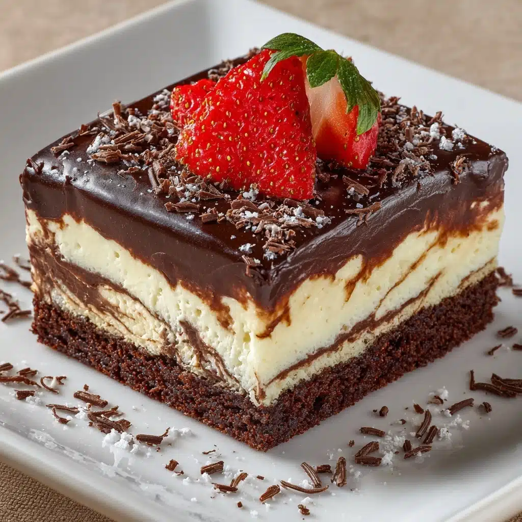 NO BAKE CHOCOLATE ECLAIR CAKE Recipe - Recipe Image