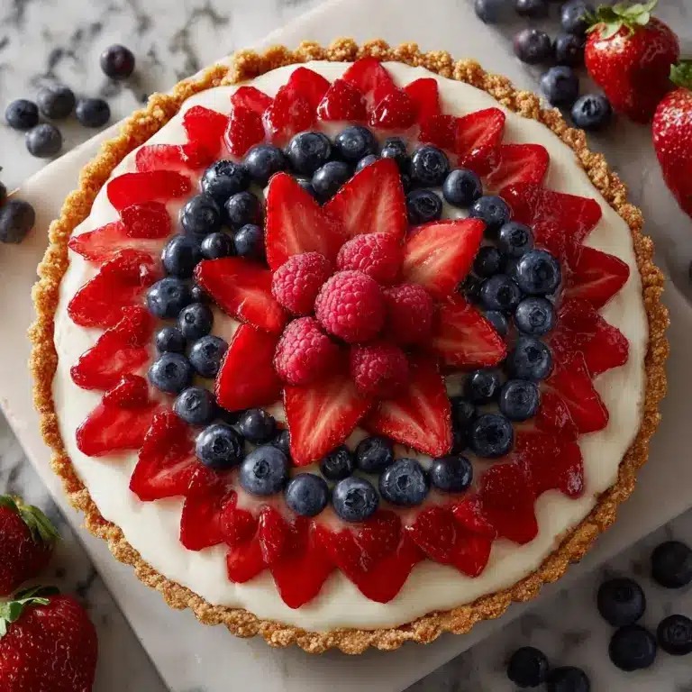 4th of July Fruit Pizza Recipe