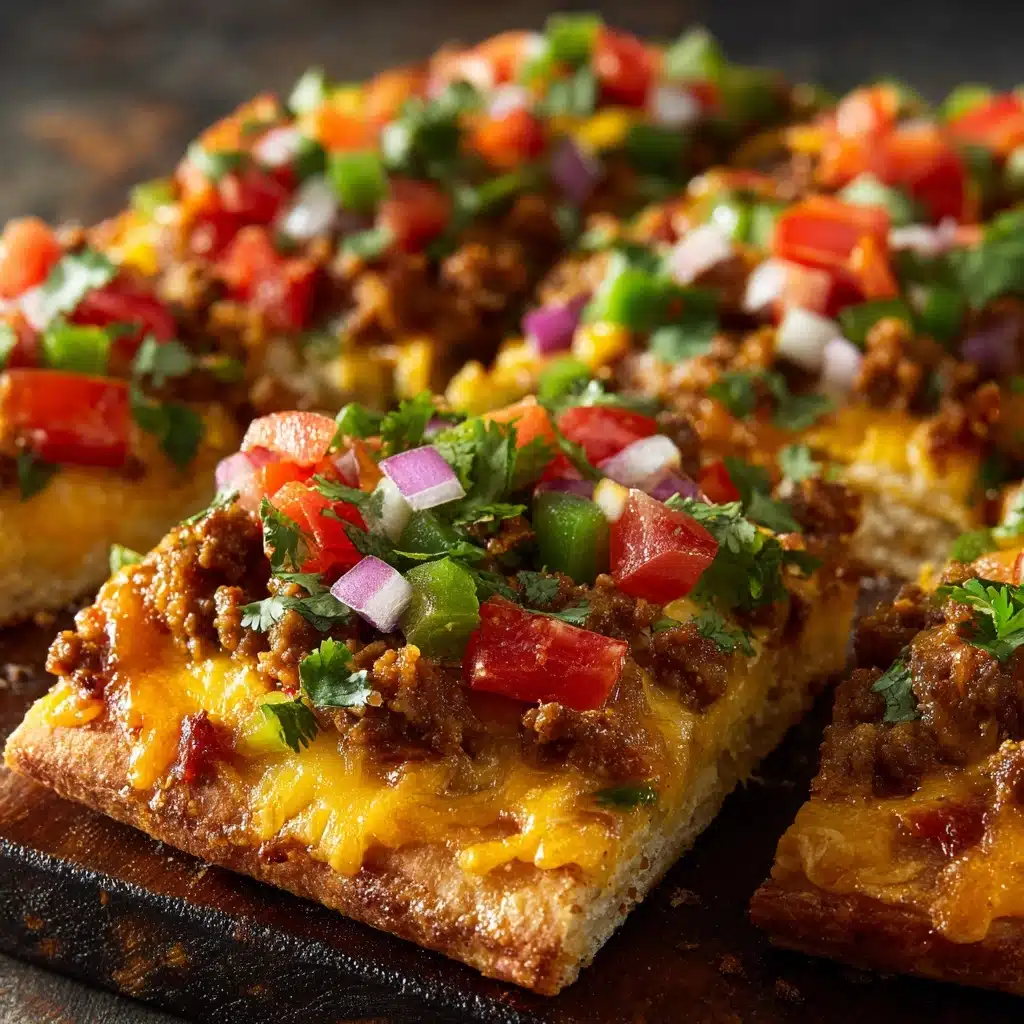 Easy Taco Pizza Recipe - Recipe Image
