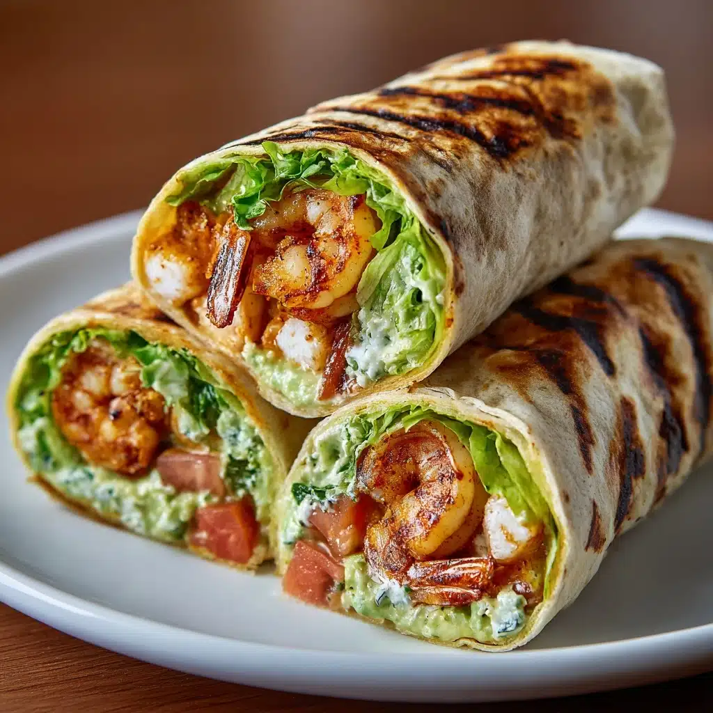 Grilled Shrimp Caesar Wraps Recipe - Recipe Image