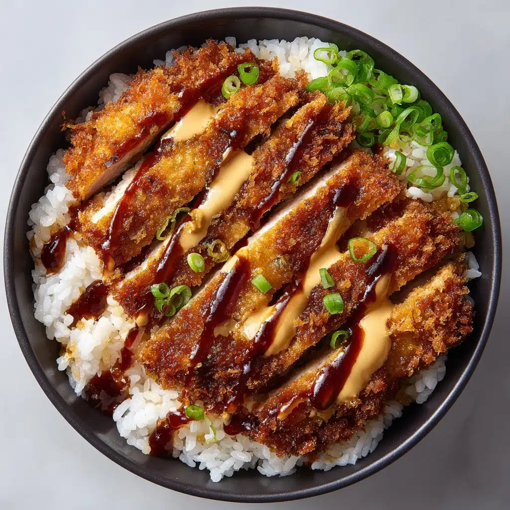 Japanese Katsu Bowls with Tonkatsu Sauce Recipe