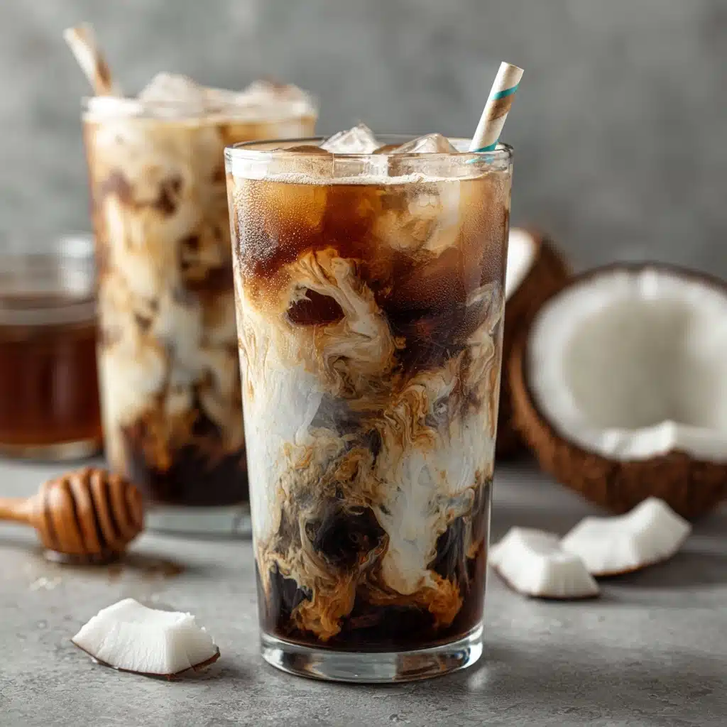 Honey Coconut Cold Coffee Recipe - Recipe Image