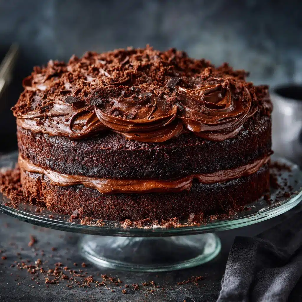 Old-Fashioned Devil's Food Cake Recipe - Recipe Image