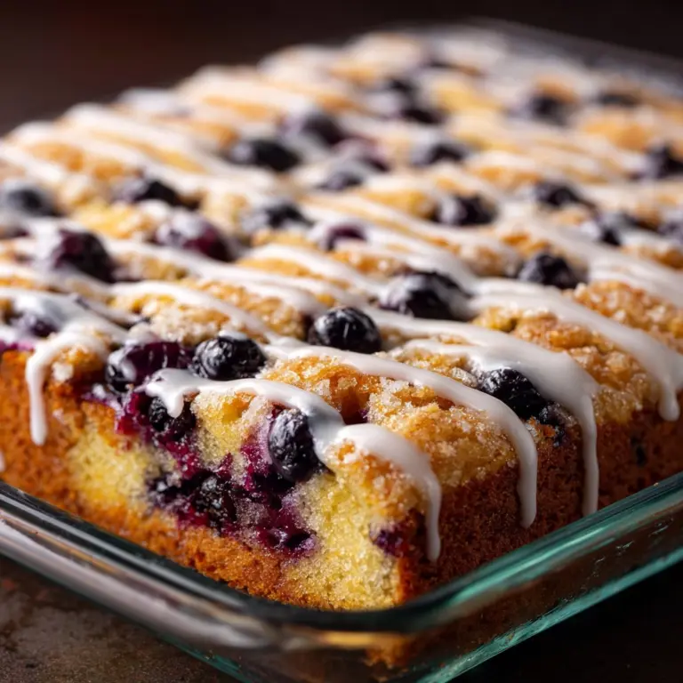 Blueberry Buttermilk Breakfast Cake Recipe