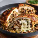 Mushroom Stuffed Chicken Breast - Quick and Easy Recipe