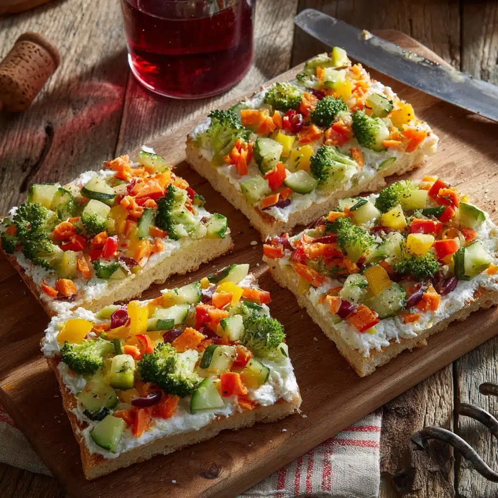 Crescent Roll Veggie Pizza Recipe