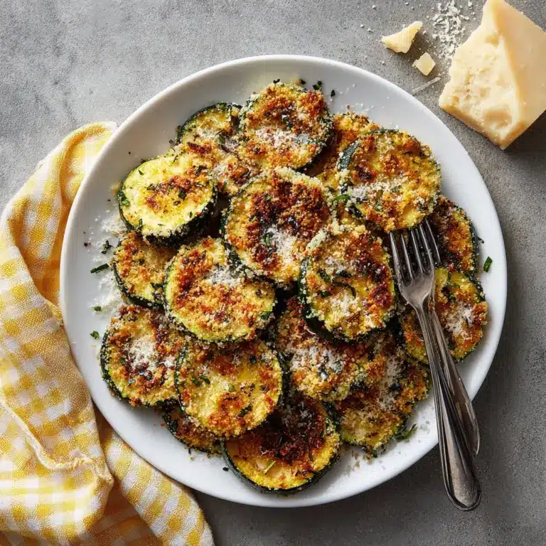 Baked Zucchini with Parmesan Cheese Recipe