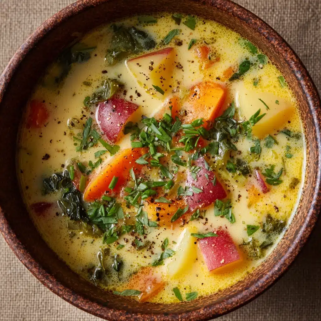 Cream of Spring Vegetable Soup Recipe - Recipe Image