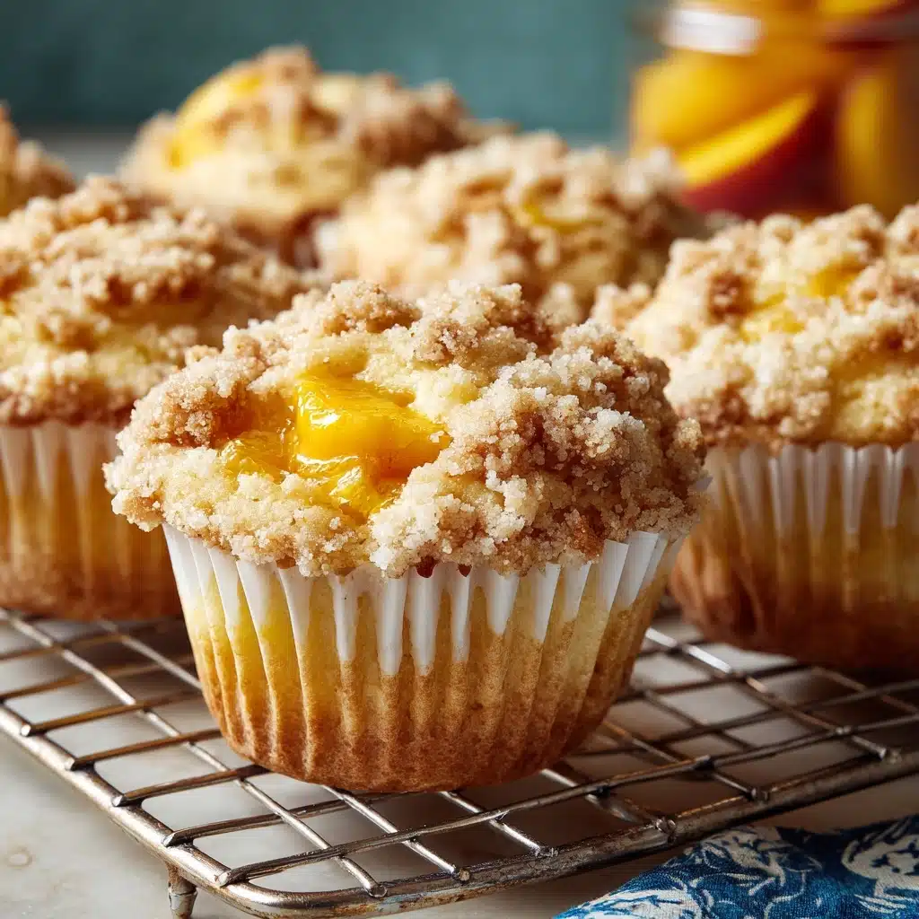 Peach Cobbler Muffins Recipe