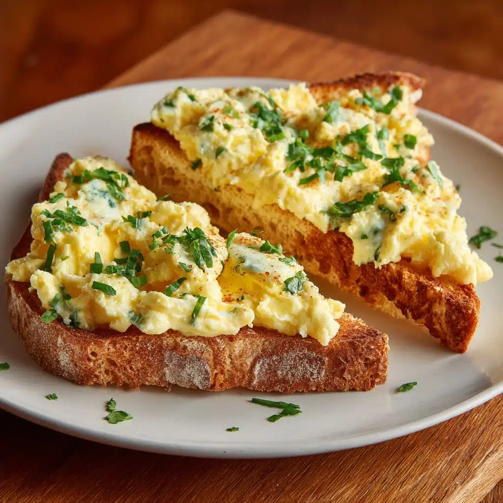 Cheesy Egg Toast – Easy Breakfast Idea Recipe - Recipe Image
