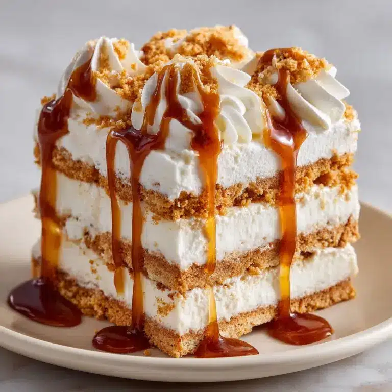 Ritz Cracker Salted Caramel Icebox Cake Recipe