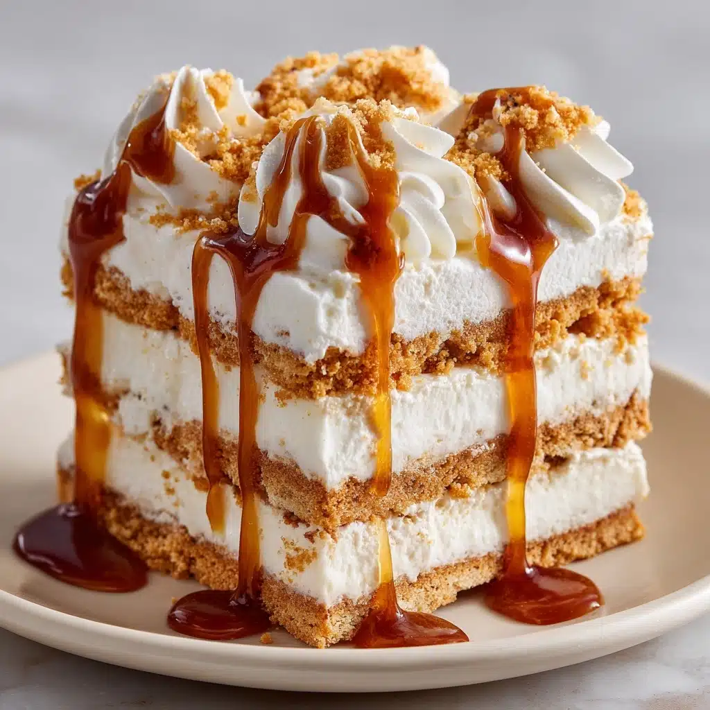 Ritz Cracker Salted Caramel Icebox Cake Recipe