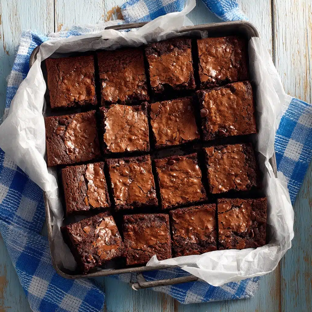 Easy Homemade Brownies Recipe - Recipe Image