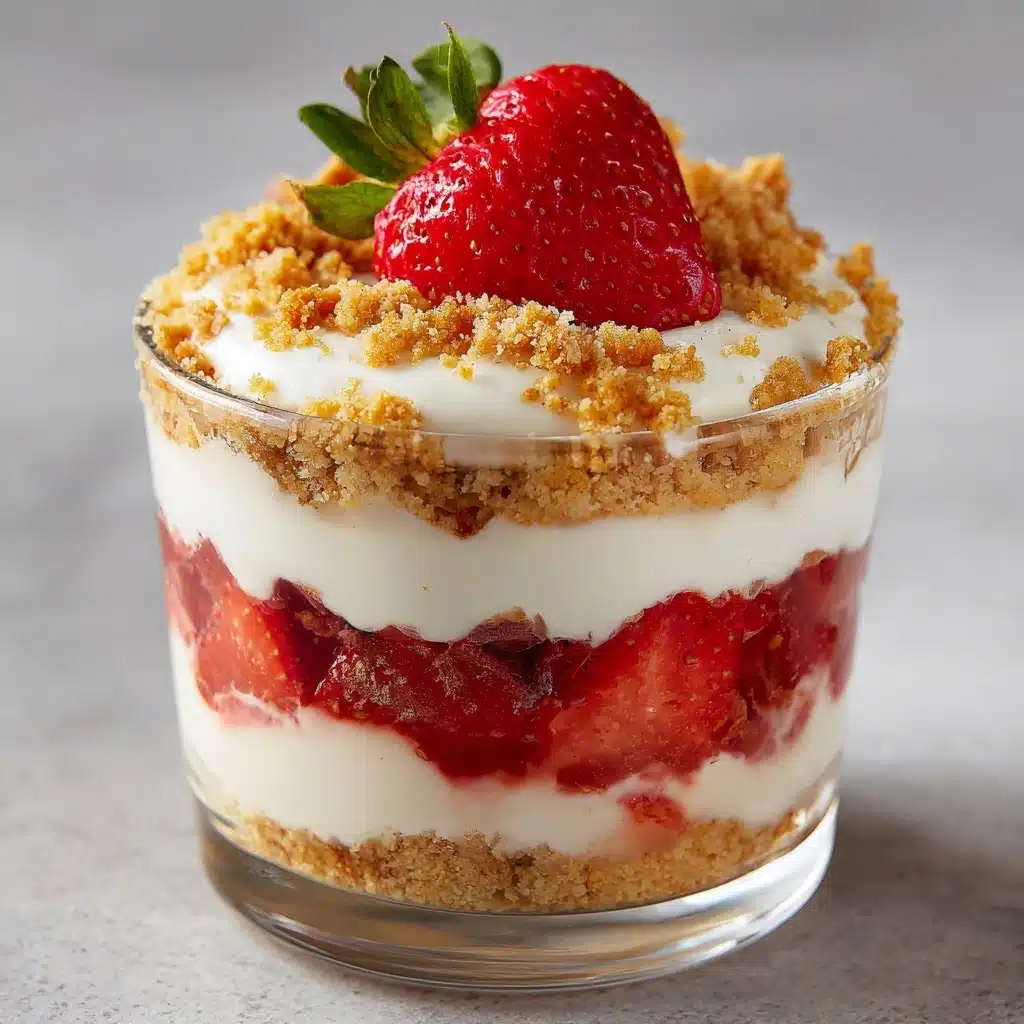 High Protein Cheesecake Jars Recipe - Recipe Image