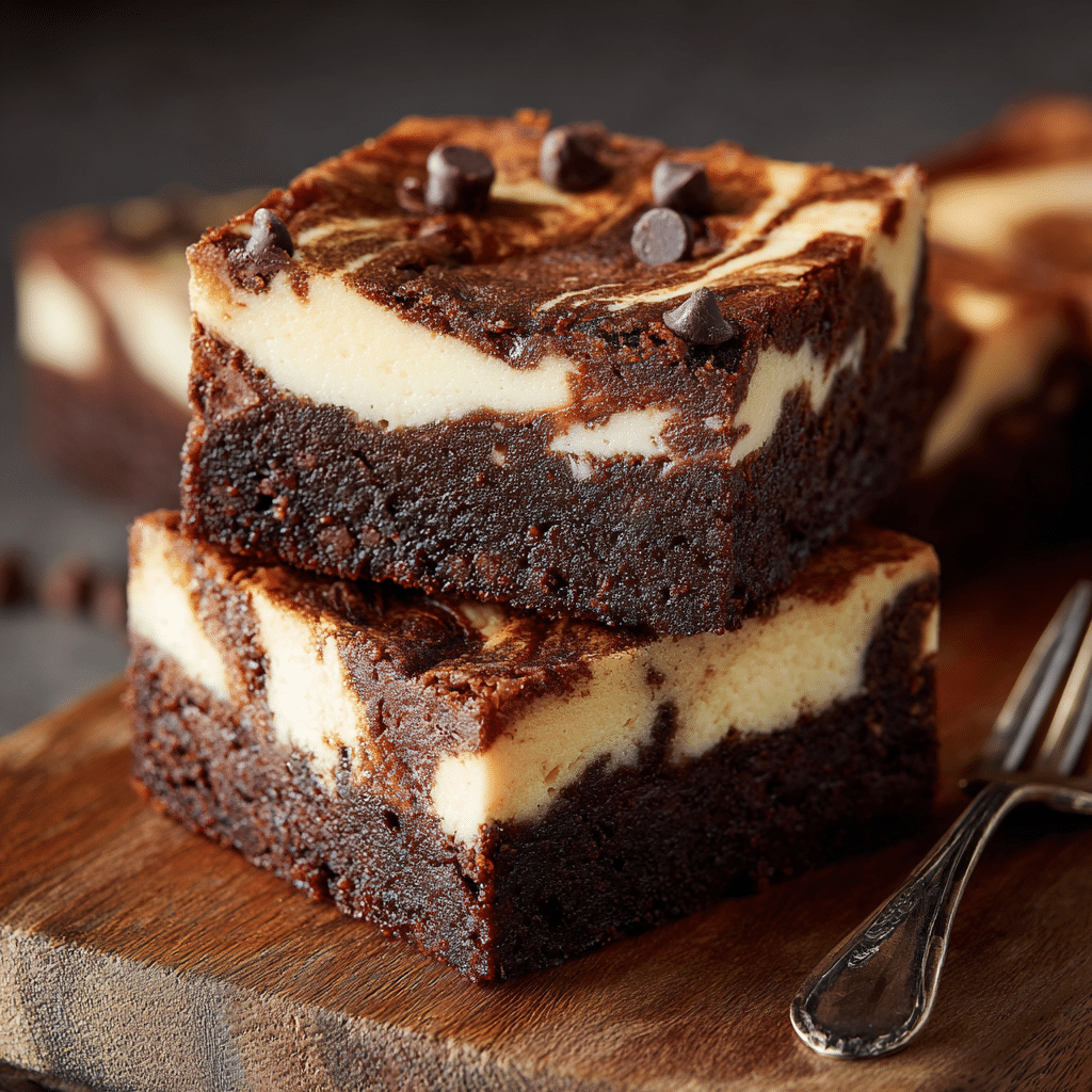 Cheesecake Brownies Recipe - Recipe Image