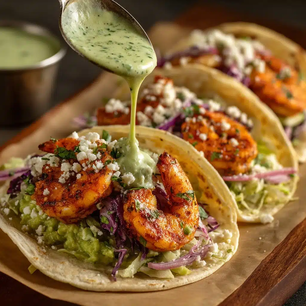 Shrimp Tacos with Cilantro Lime Slaw Recipe - Recipe Image